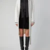 KNEE-LENGTH CASHMERE CARDIGAN