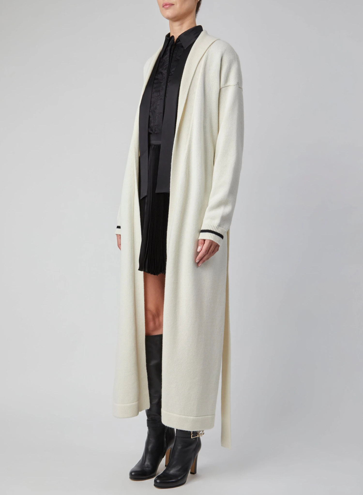 LONG CASHMERE CARDIGAN 2 LONG CASHMERE CARDIGAN - Image 2