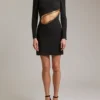 TUBOGAS CUTOUT SHORT DRESS