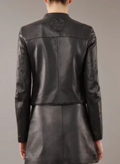 Leather Jacket 5 Leather Jacket -ELIESAAB SHOP 13632 WHITE BLACK 3 scaled