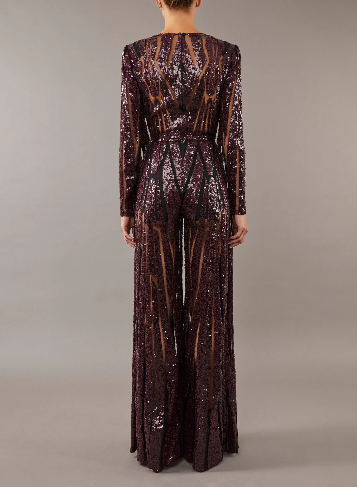 Draped Trail Embroidered Jumpsuit 3 Draped Trail Embroidered Jumpsuit - Image 3