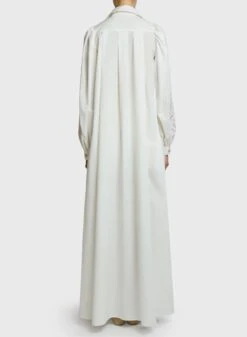 Embroidered Cotton Kaftan -ELIESAAB SHOP 15059 Gardenia 3