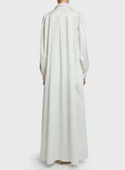 Embroidered Cotton Kaftan -ELIESAAB SHOP 15059 Gardenia 3 scaled