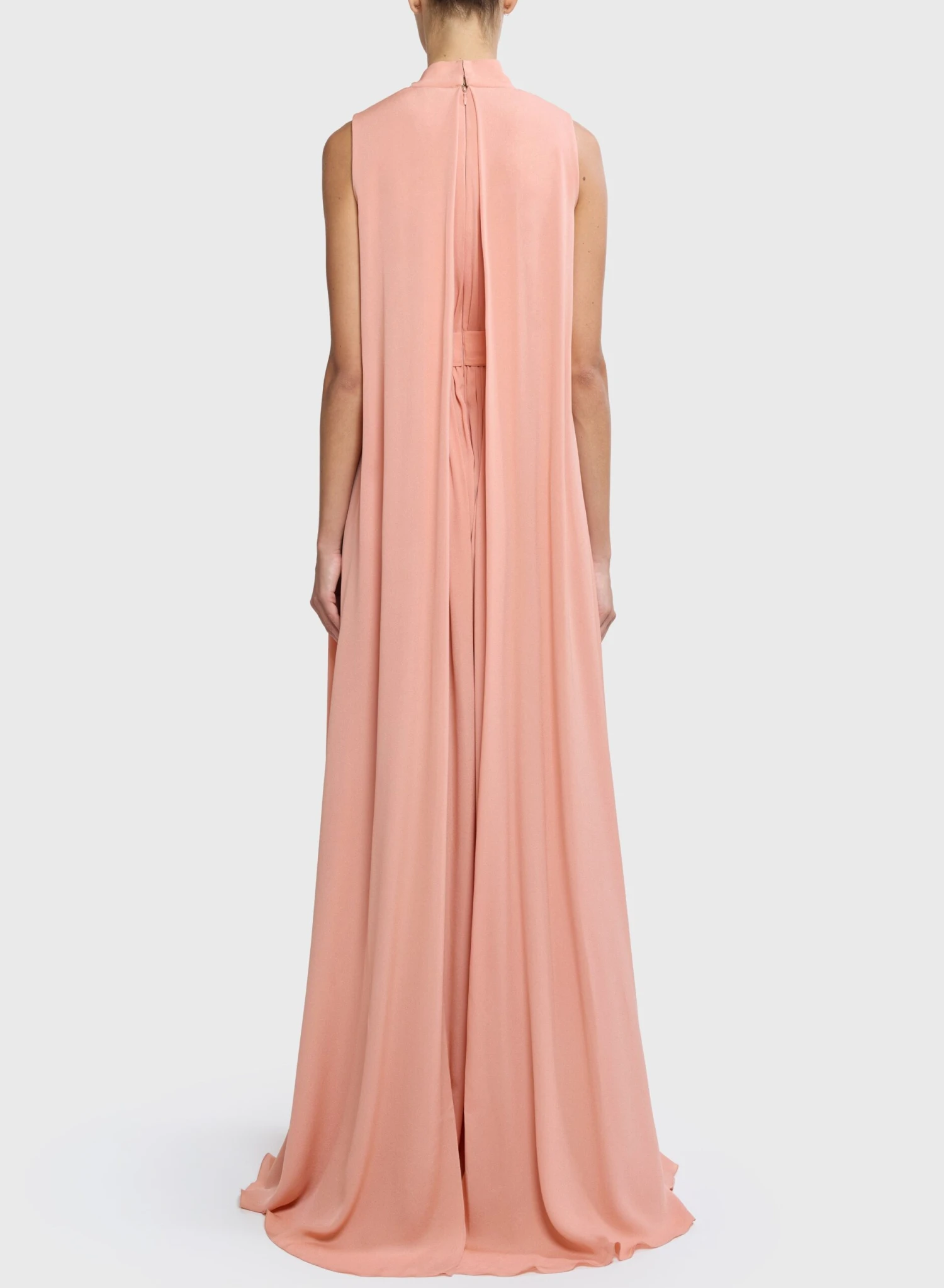 V-Neck Silk Jumpsuit 3 V-Neck Silk Jumpsuit - Image 3