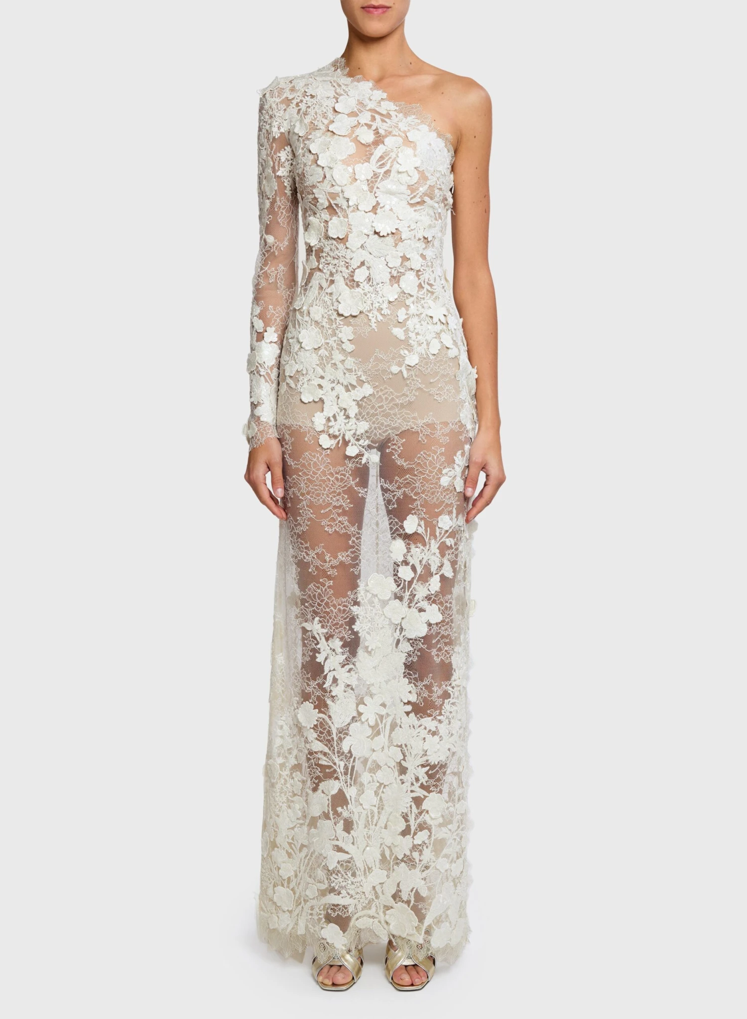 Asymmetric Embroidered Dress 1 Asymmetric Embroidered Dress