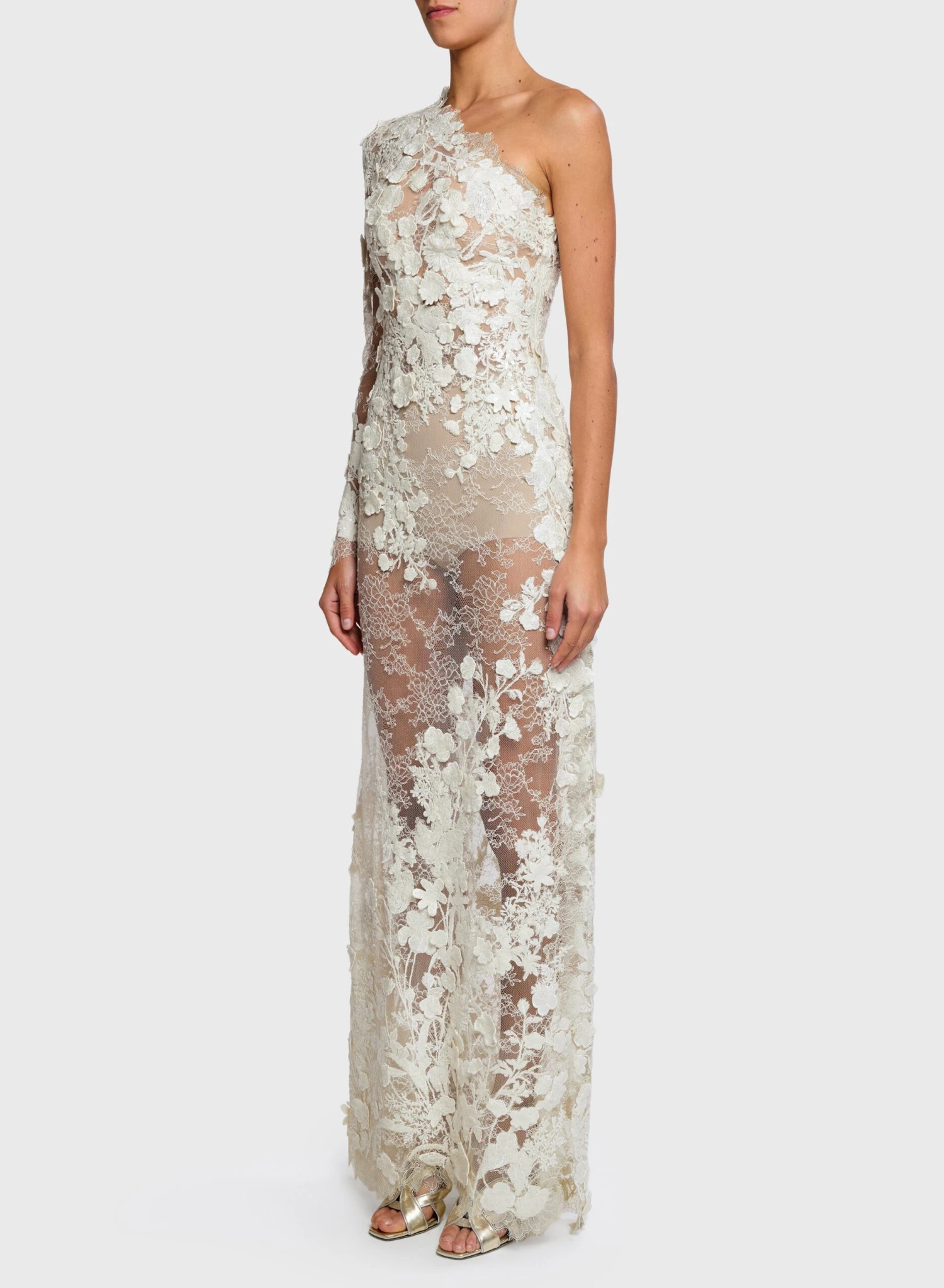 Asymmetric Embroidered Dress 2 Asymmetric Embroidered Dress - Image 2