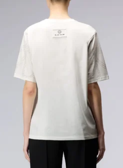 Embellished Cotton T-Shirt -ELIESAAB SHOP 15374 MOONFLOWER 3 scaled