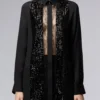 Velvet And Sequins Shirt