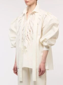 Embroidered Cotton Shirt 10 Embroidered Cotton Shirt -ELIESAAB SHOP 15625 MOONFLOWER 5
