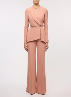 Crepe And Lace Jumpsuit