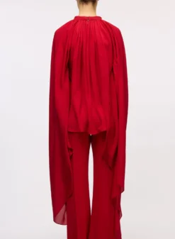 ELIE SAAB Silk Blouse -ELIESAAB SHOP 15805 NEWRED 3 scaled