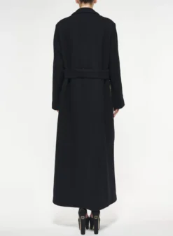 Gold Foliage Embroidered Wool Coat -ELIESAAB SHOP C0001EWC001 BLACK 3 scaled