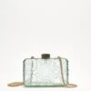 Accessories Pellucid Green Clutch