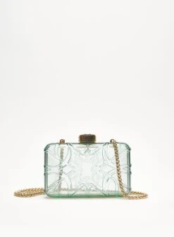 Accessories Pellucid Green Clutch