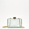 Accessories Pellucid Green Clutch