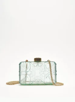 Accessories Pellucid Green Clutch