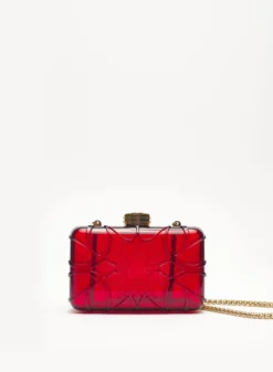 Accessories Pellucid Red Clutch