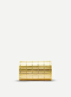 Accessories Metallic Gold Clutch