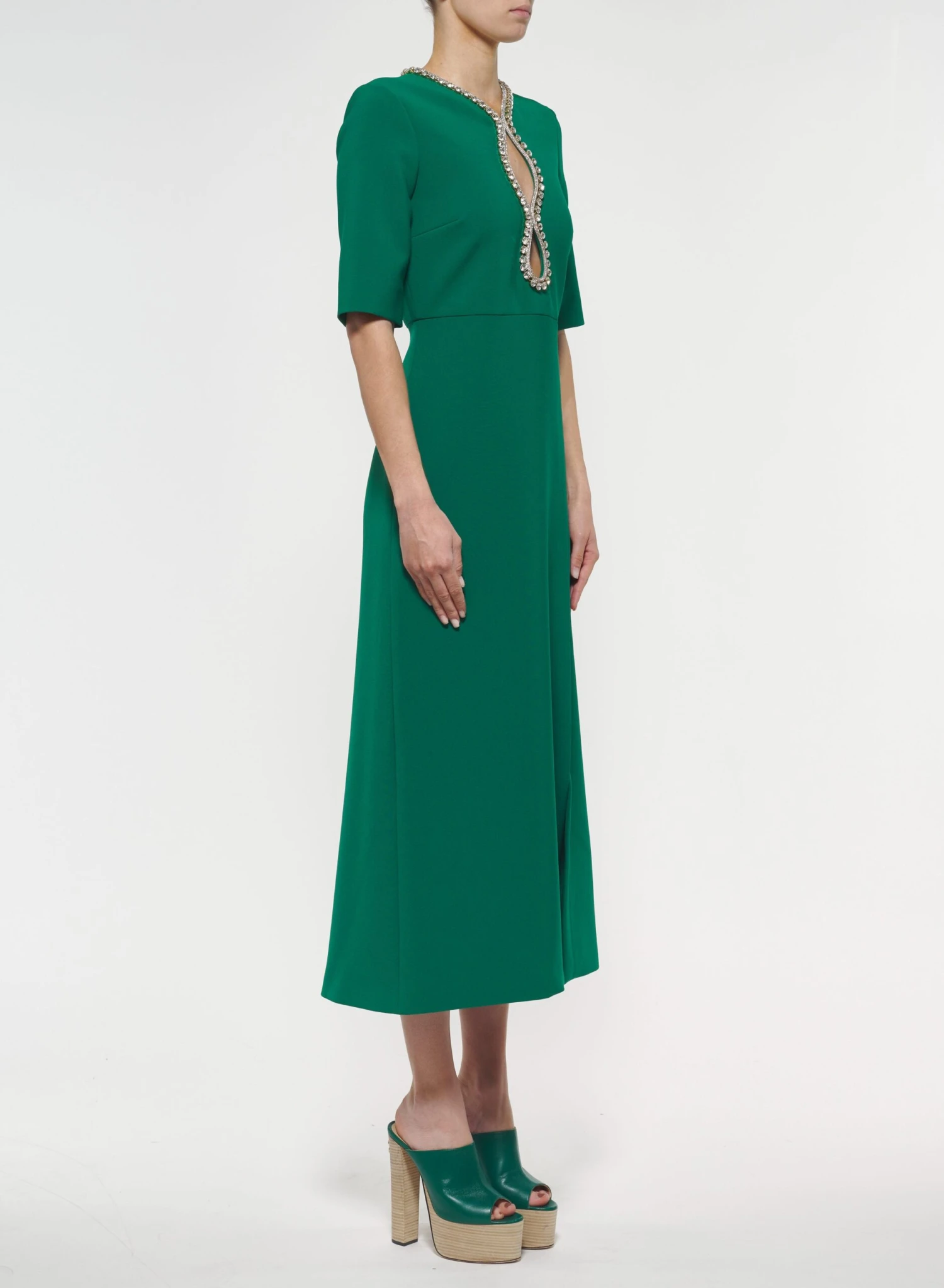 Crystal Embellished Midi Dress 2 Crystal Embellished Midi Dress - Image 2