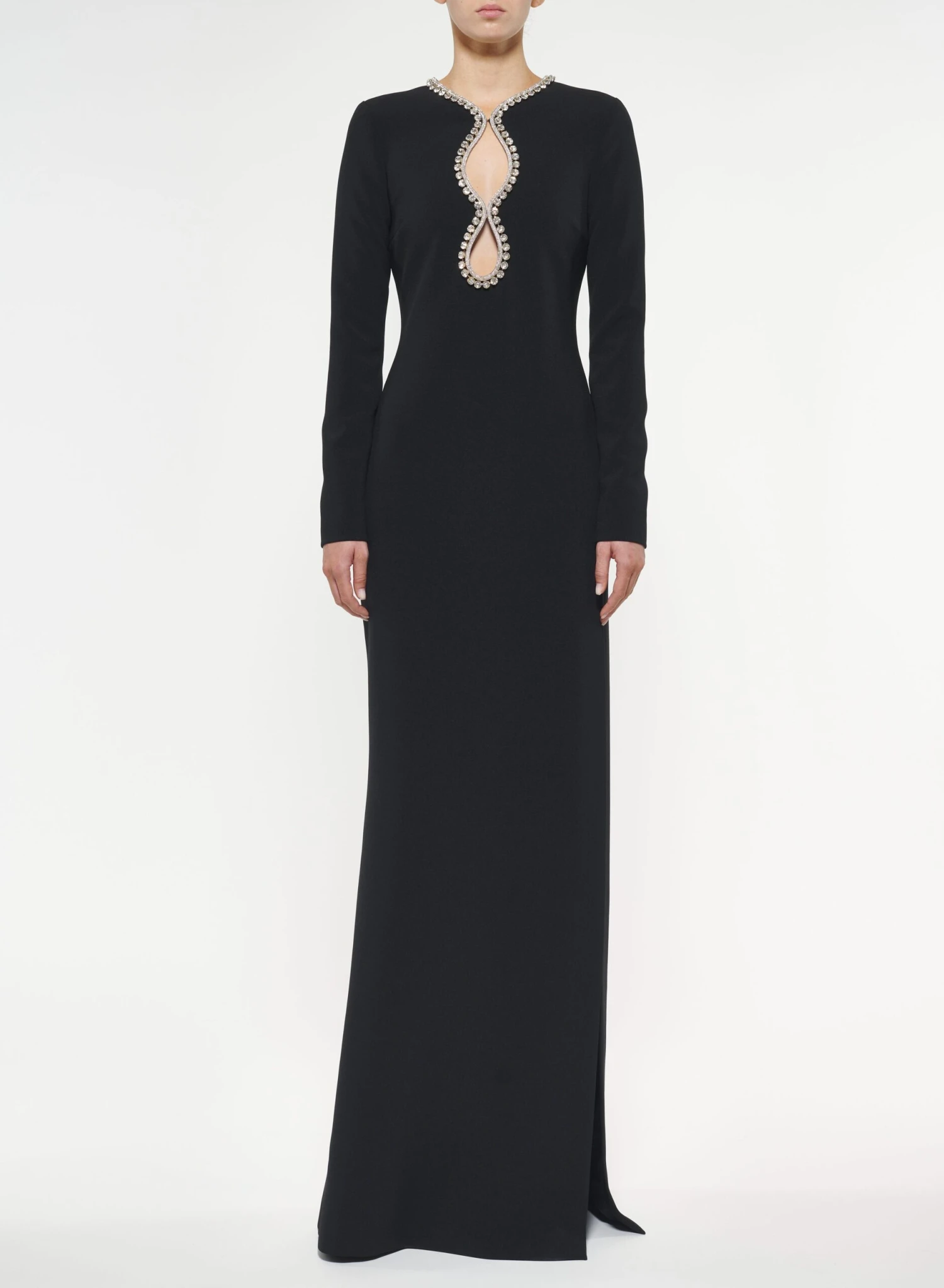 Crystal Embellished Long Dress 1 Crystal Embellished Long Dress