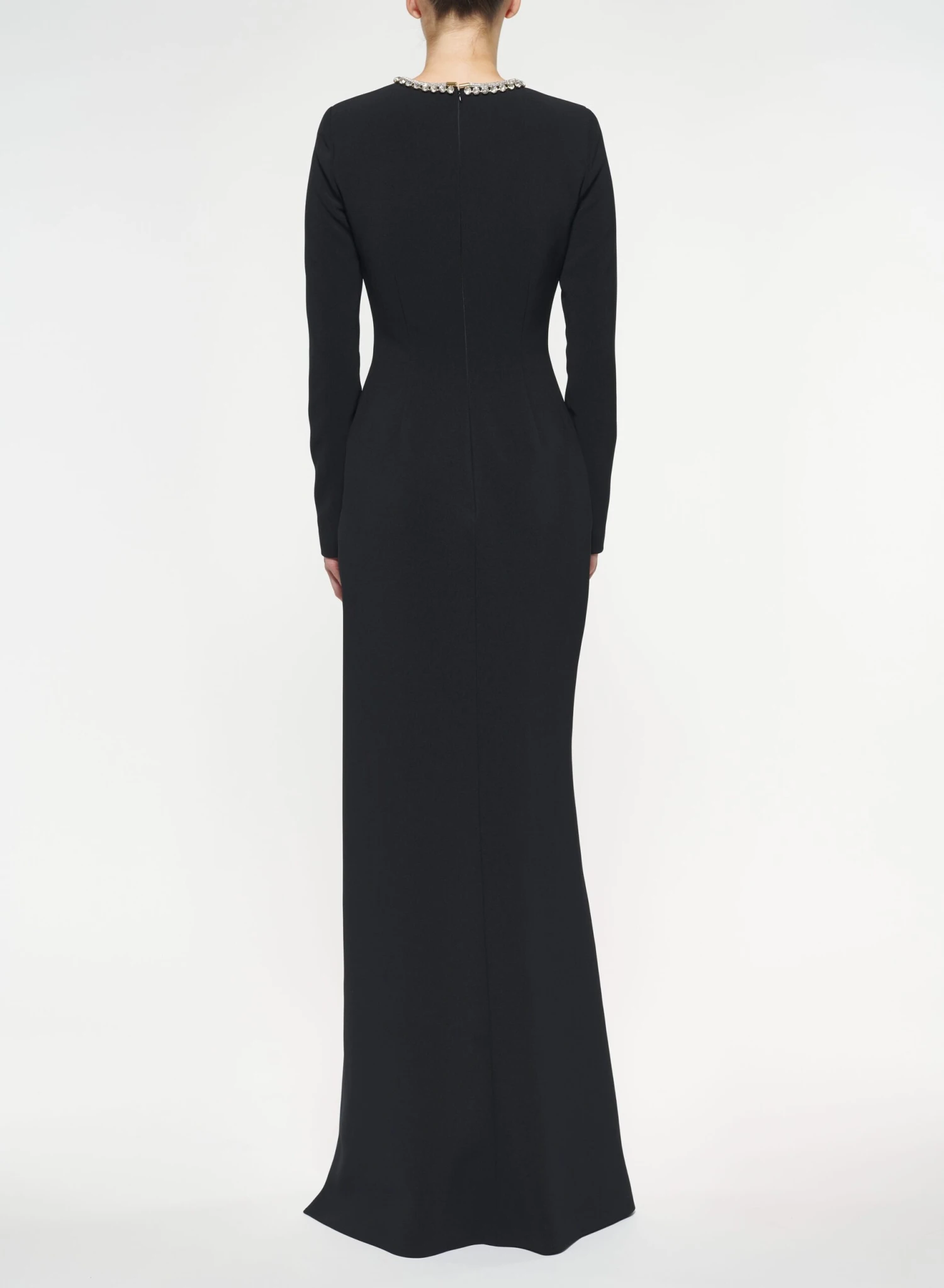 Crystal Embellished Long Dress 4 Crystal Embellished Long Dress - Image 4