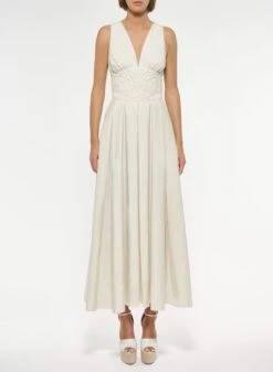 Poplin Dress With Side Pockets