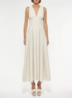 Poplin Dress With Side Pockets