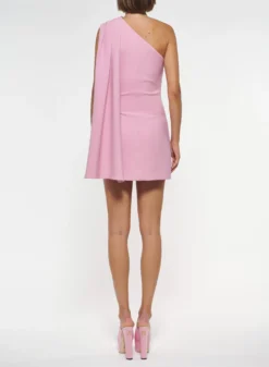 Asymmetric Short Dress 5 Asymmetric Short Dress -ELIESAAB SHOP D0032CD001 PALE 20ROSE 3 scaled