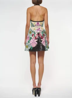 Sequin Embroidered Short Dress -ELIESAAB SHOP D0044YA002 MULTICOLOR 20BOLD 3 scaled