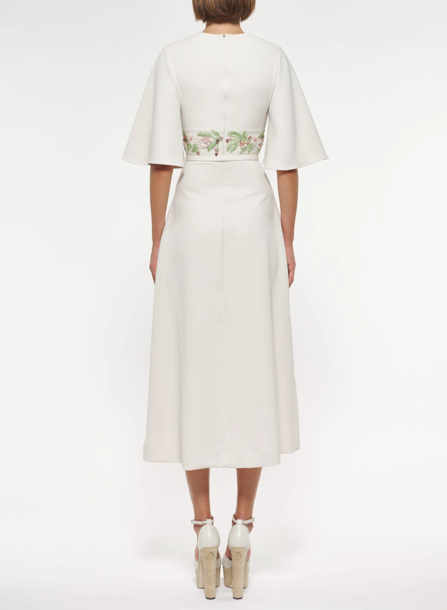 Embroidered Midi Dress 3 Embroidered Midi Dress - Image 3