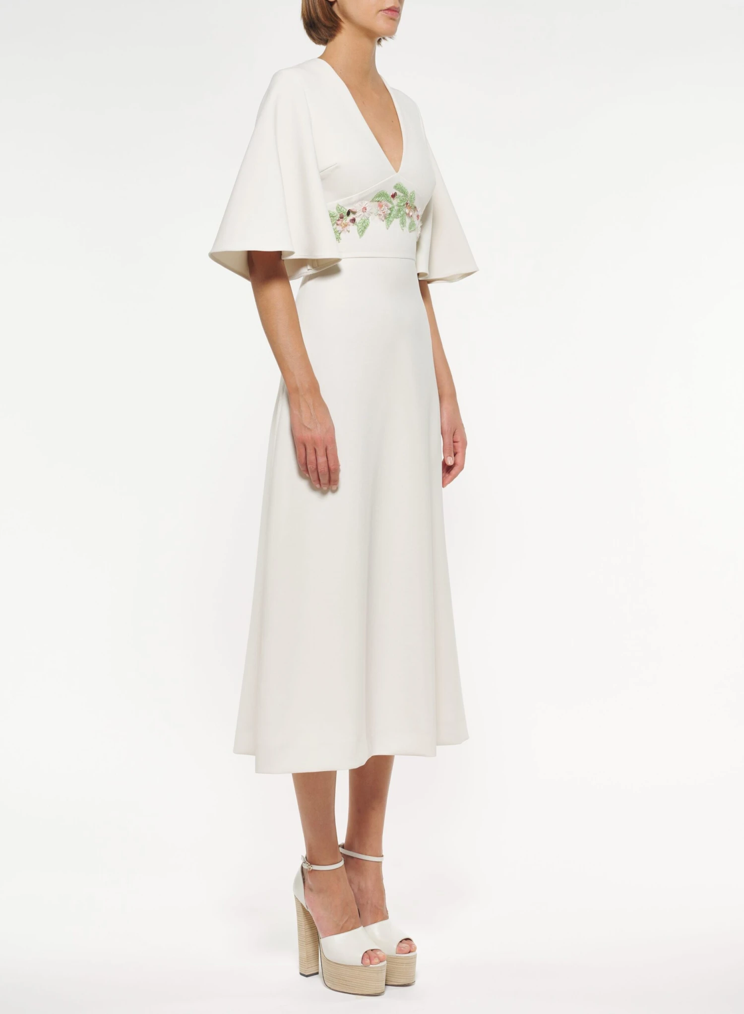 Embroidered Midi Dress 5 Embroidered Midi Dress - Image 5