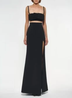 Cut-Out Dress With Bow Detail