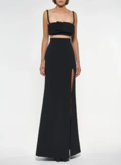 Cut-Out Dress With Bow Detail