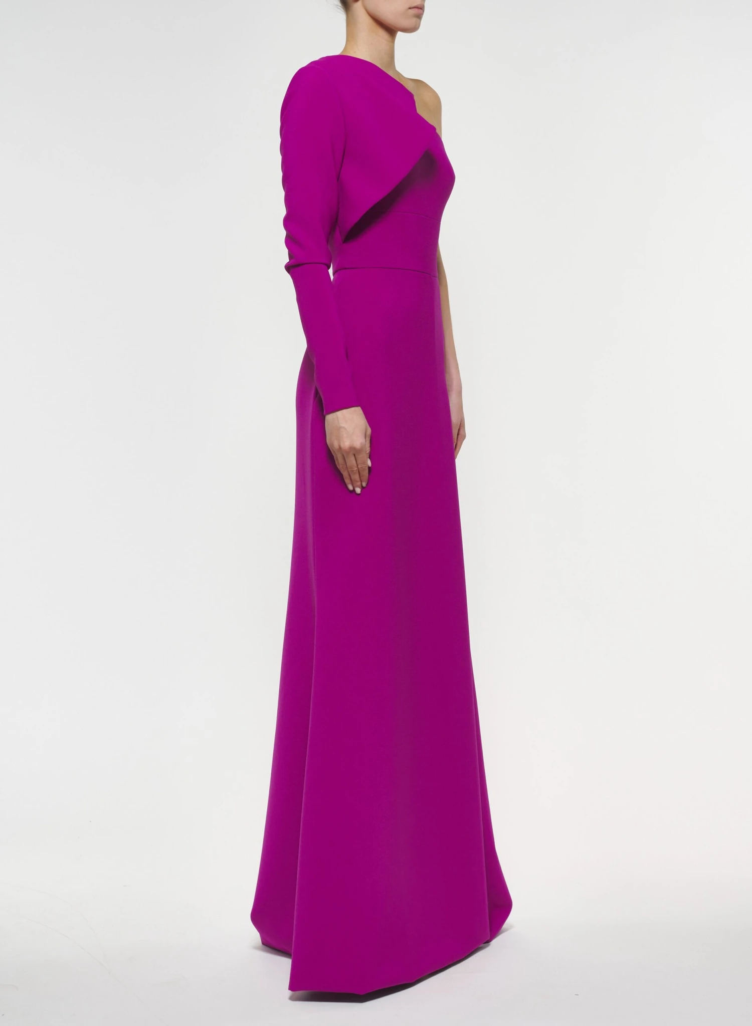 One-Shoulder Dress With Flap Detail 2 One-Shoulder Dress With Flap Detail - Image 2