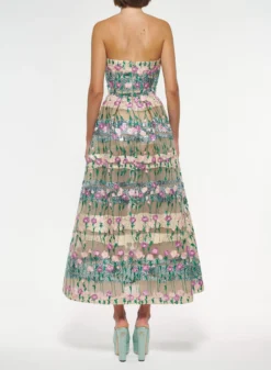 Floral Embroidered Dress 5 Floral Embroidered Dress -ELIESAAB SHOP D0078YA004 MULTICOLOR 20PASTEL 3 scaled