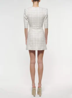 Sequin Tweed Dress -ELIESAAB SHOP D0083TW001 POWDER 20WHITE 20AND 20PASTELS 3 scaled