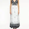 Moon Printed Cotton Dress