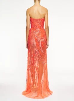 Bead Embroidered Polka Dress -ELIESAAB SHOP D0158NS24BE004 SPRITZ 6 scaled