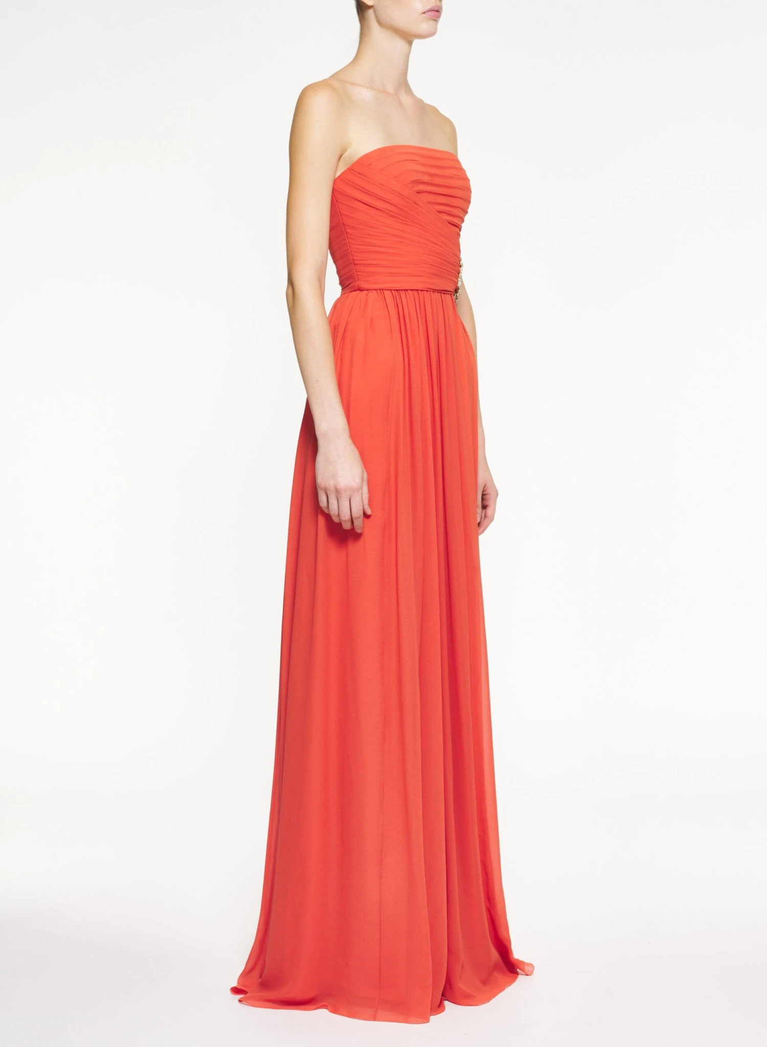 Strapless Silk Long Dress 3 Strapless Silk Long Dress - Image 3