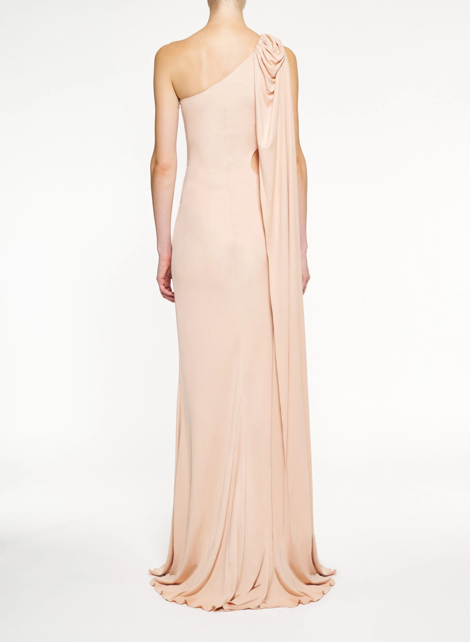 Jersey Fluid One-Shoulder Dress 5 Jersey Fluid One-Shoulder Dress - Image 5