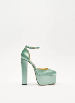 Accessories Satin Platform Pump