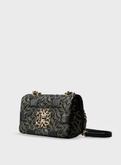 Accessories ELIE SAAB Studded Leather Bag -ELIESAAB SHOP ES940423 BLACK 3 scaled