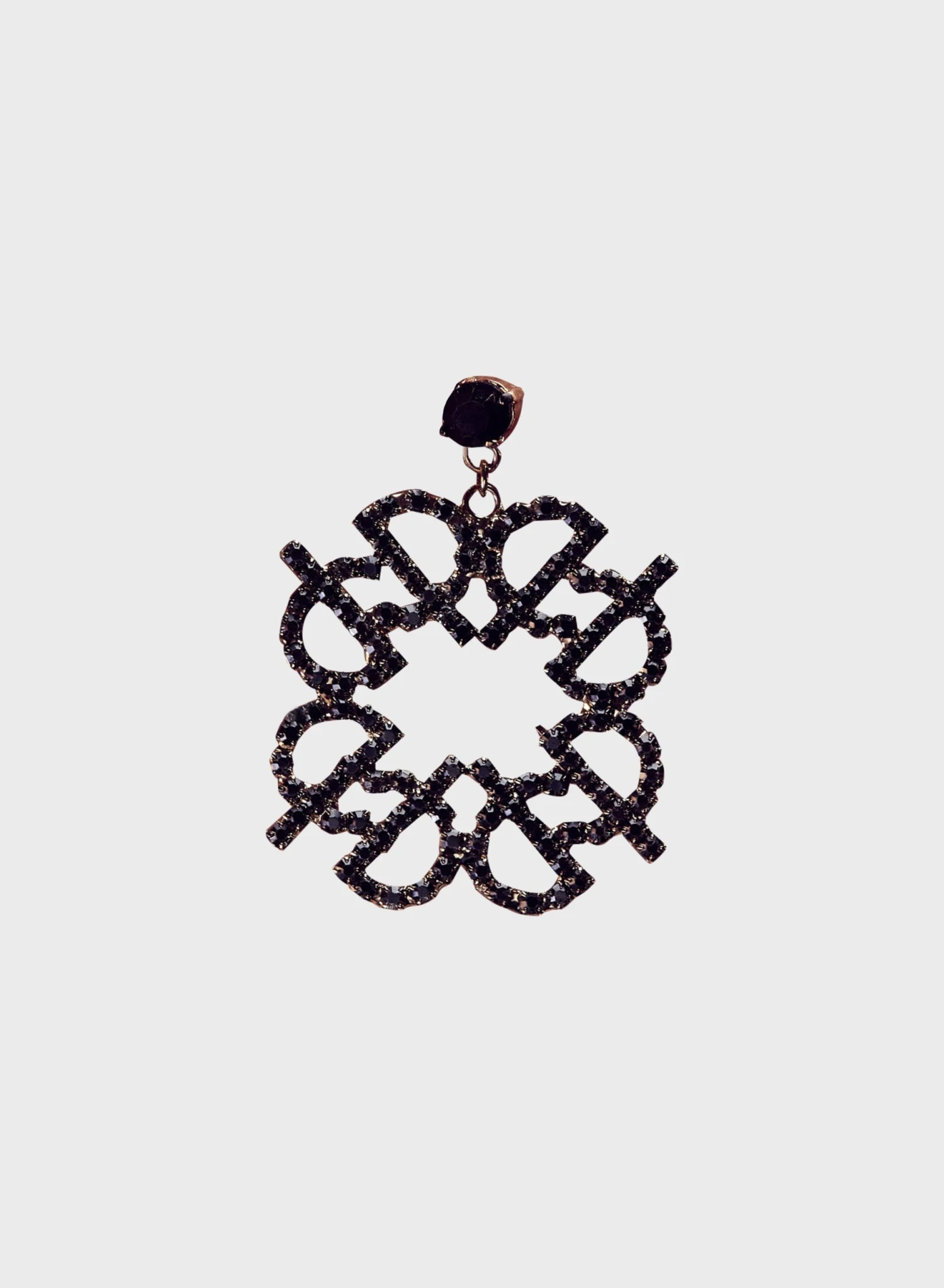 Accessories Crystal Circular Earrings 2 Accessories Crystal Circular Earrings - Image 2