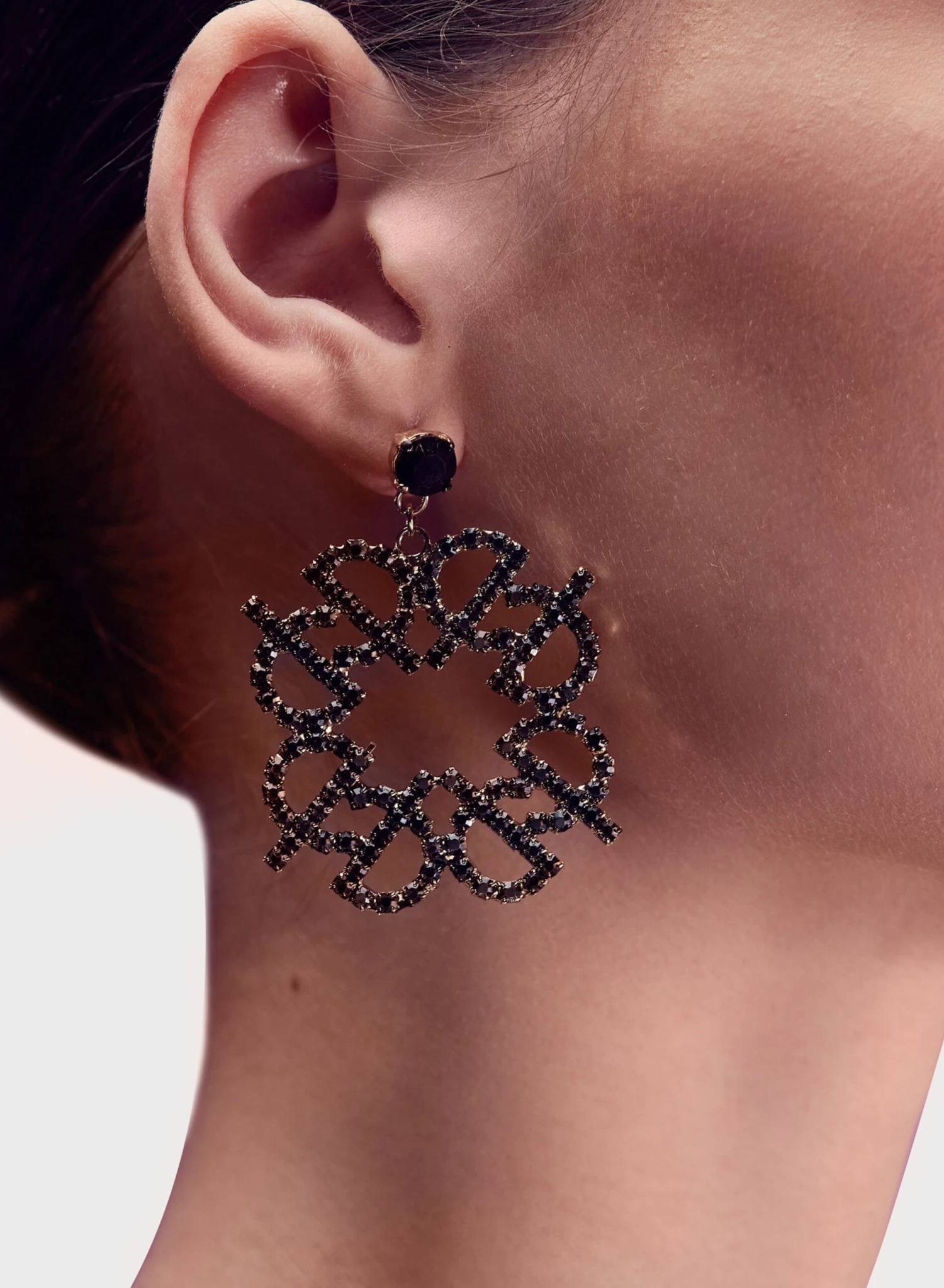 Accessories Crystal Circular Earrings 3 Accessories Crystal Circular Earrings - Image 3