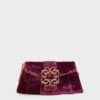 Accessories VELVET SHELL CLUTCH