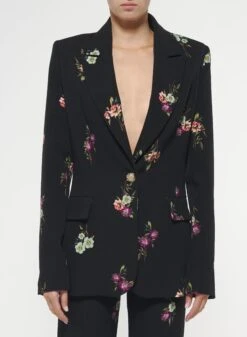 Floral Print Blazer