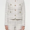 Sequin Tweed Jacket