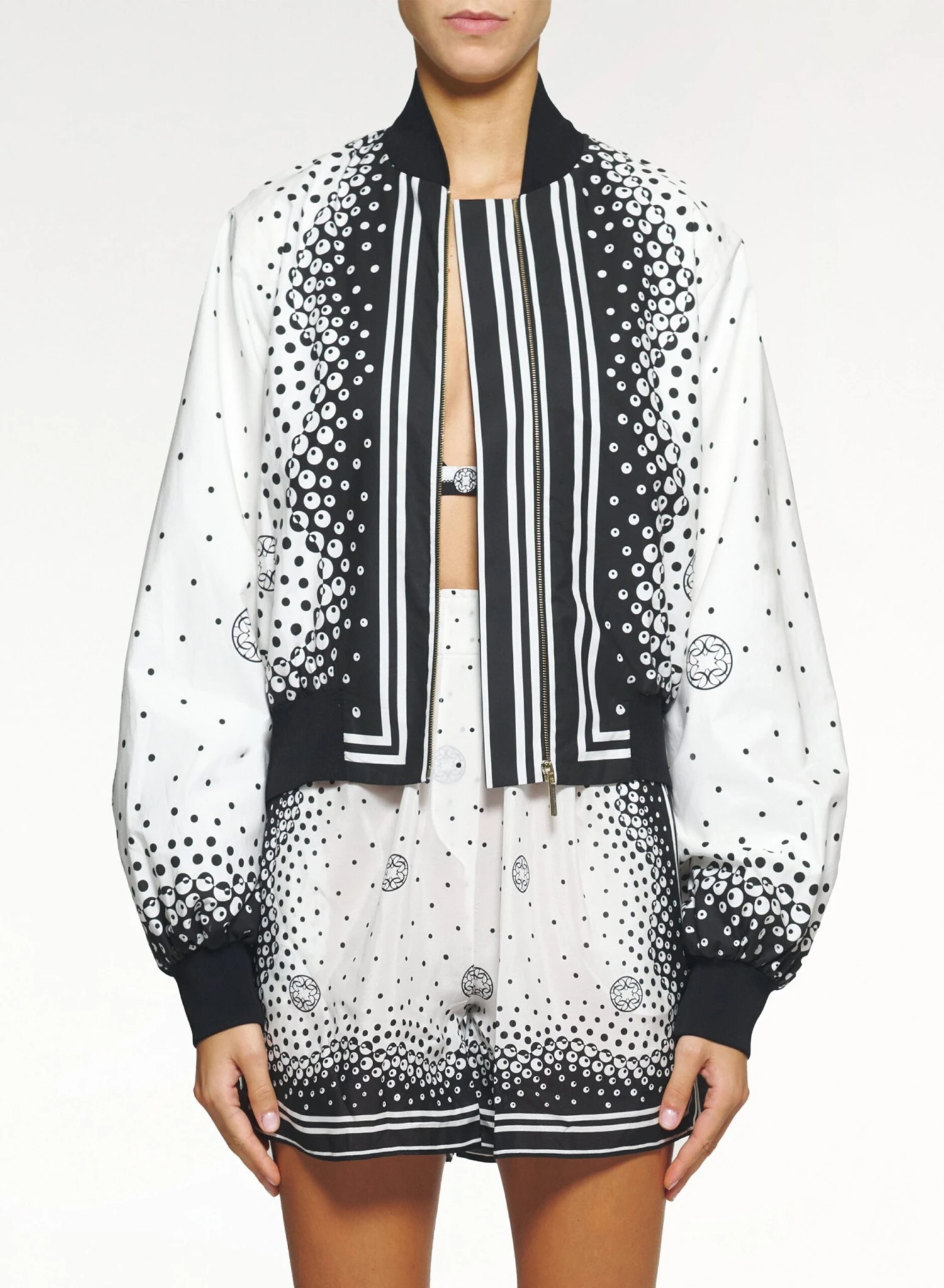 Moon Printed Cotton Jacket 2 Moon Printed Cotton Jacket - Image 2