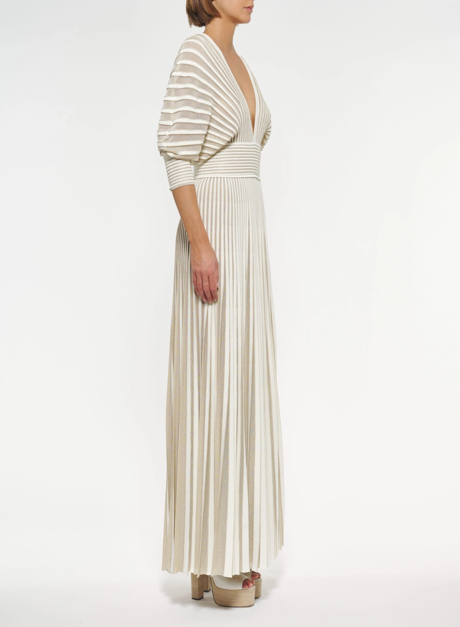 Pleated Knit Dress 2 Pleated Knit Dress - Image 2