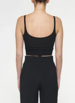 Sequin Embroidered Knit Top -ELIESAAB SHOP KT002VYA01 BLACK 20AND 20GOLD 3 scaled